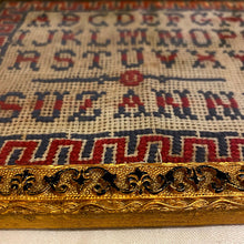 画像をギャラリービューアに読み込む, ABCサンプラー青×赤(金の額入り)