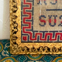 画像をギャラリービューアに読み込む, ABCサンプラー青×赤(金の額入り)