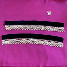 画像をギャラリービューアに読み込む, シルクベルベットリボン(ペア)