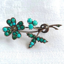 画像をギャラリービューアに読み込む, ペルシャンターコイズブローチ【送料無料】