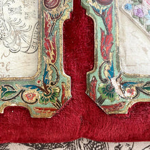 画像をギャラリービューアに読み込む, エンジ色2窓写真立て