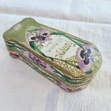 画像をギャラリービューアに読み込む, アイリス柄香水瓶の紙箱