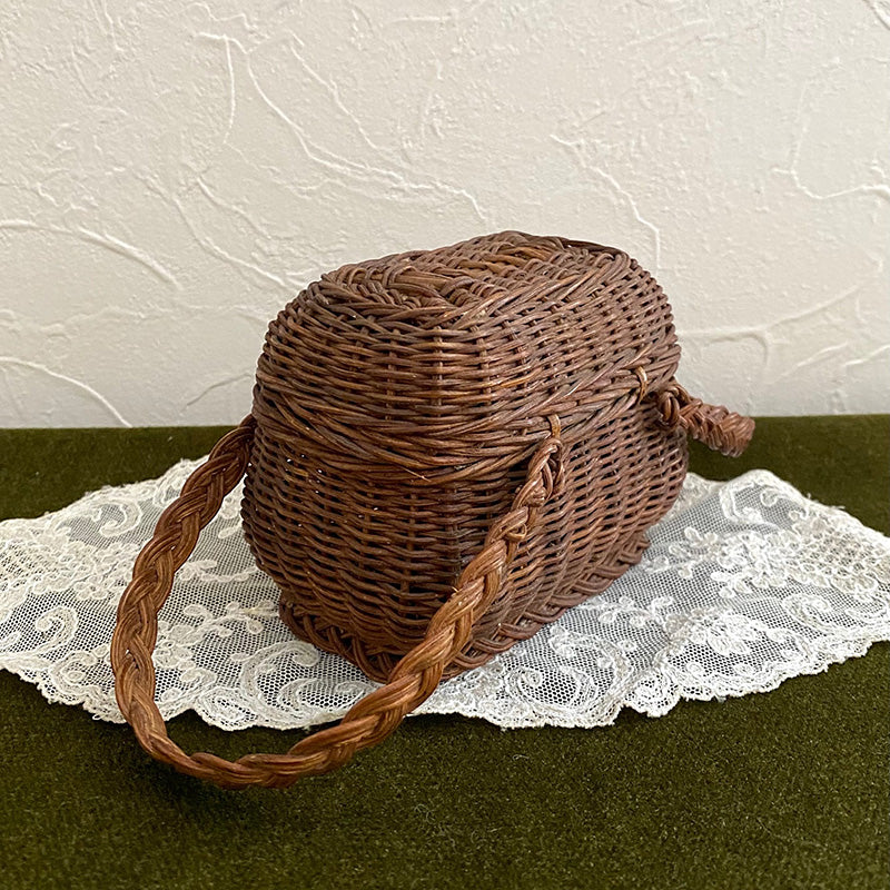 ドールパニエ Wicker 枝編み細工 かご ミニサイズ フランス ドールパニエ Wicker 枝編み細工 かご ミニサイズ フランス