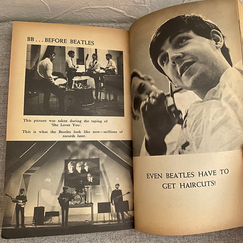 ビートルズ　ビンテージ本　THE BEATLES THE BEATLE BOOK アウトレット ビートルズ 本 1964年発刊