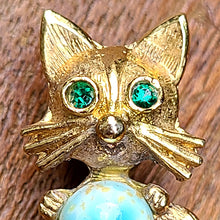 画像をギャラリービューアに読み込む, キャットブローチ
