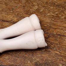 画像をギャラリービューアに読み込む, ビスクドール足セット(ペタンコ靴黒)
