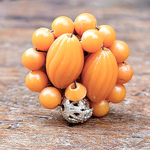 画像をギャラリービューアに読み込む, オレンジイヤリング
