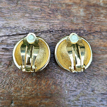 画像をギャラリービューアに読み込む, 緑×青エナメルイヤリング
