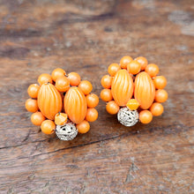 画像をギャラリービューアに読み込む, オレンジイヤリング
