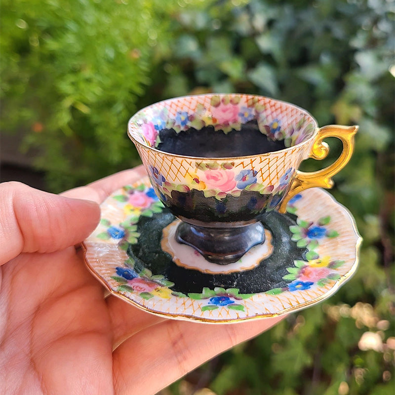 ミニチュアティーカップ＆ソーサー Occupied Japan | アンティーク