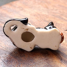 画像をギャラリービューアに読み込む, キャットフィギュリン毛糸玉(B)
