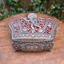 画像をギャラリービューアに読み込む, クラウン型天使ジュエリーボックス【送料無料】
