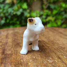 画像をギャラリービューアに読み込む, ドッグフィギュリン(茶ブチ)
