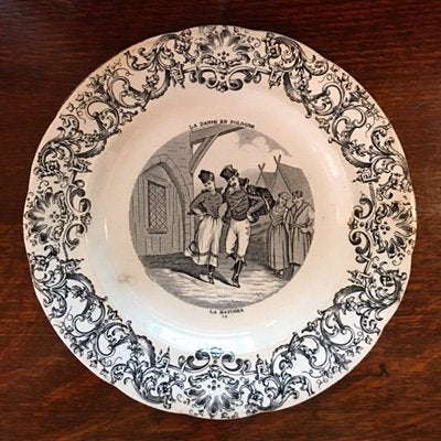 ジアン 絵皿 GIEN 19.5cm フランス | アンティーク・ヴィンテージ雑貨