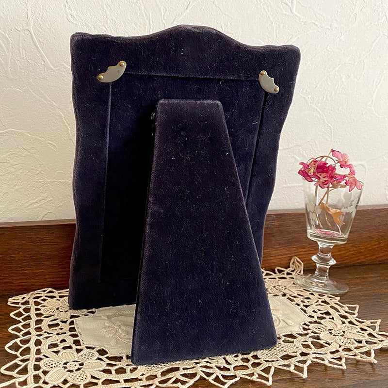 シルバー 写真立て フォトフレーム ロカイユ装飾 19世紀